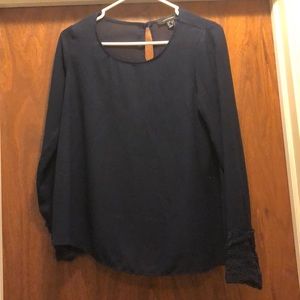 Navy blue blouse